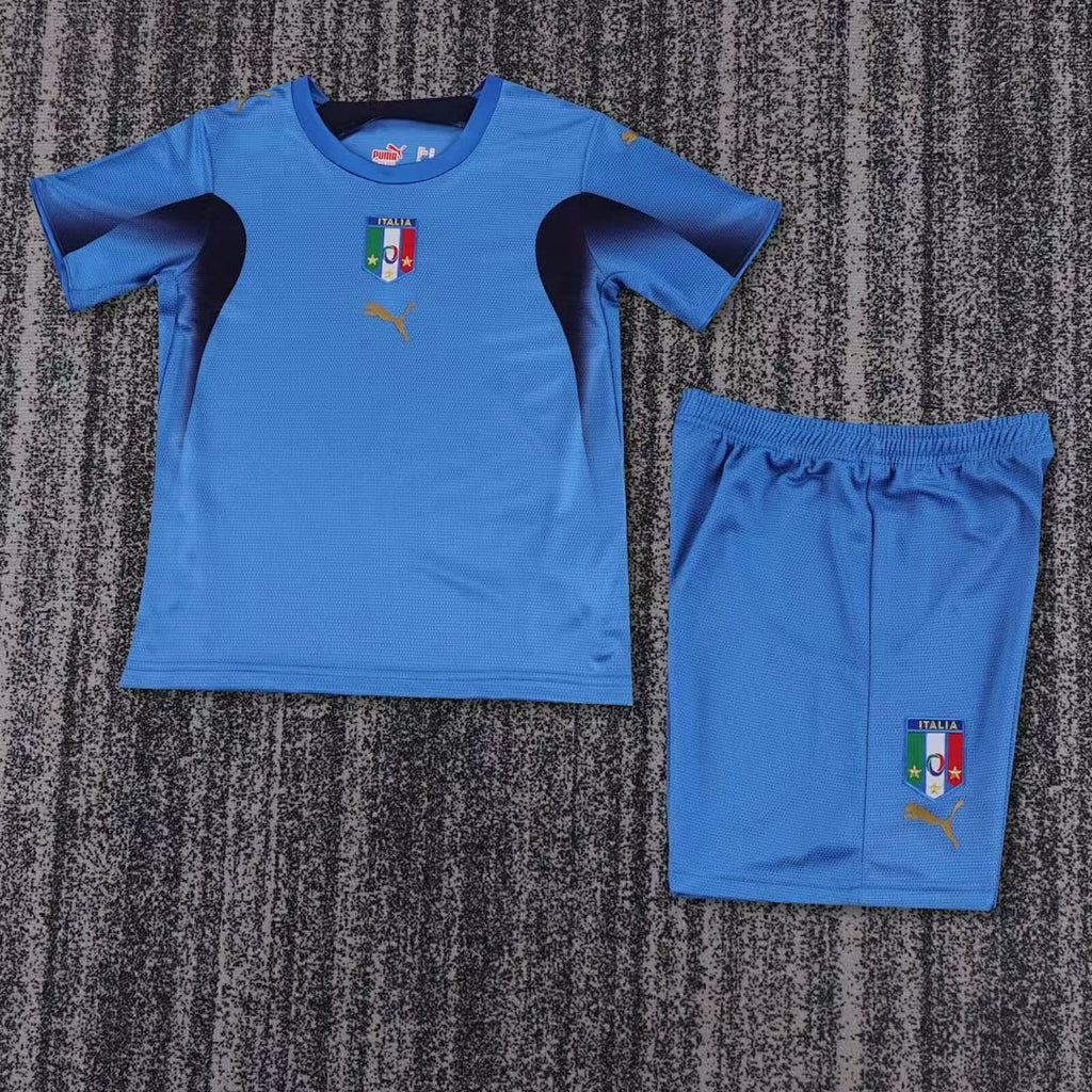 2006 Italy Home Retro Kids Jersey