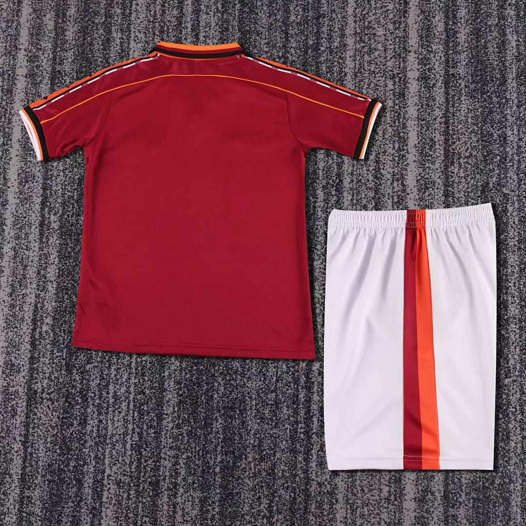 98/99 Roma Home Retro Kids Jersey