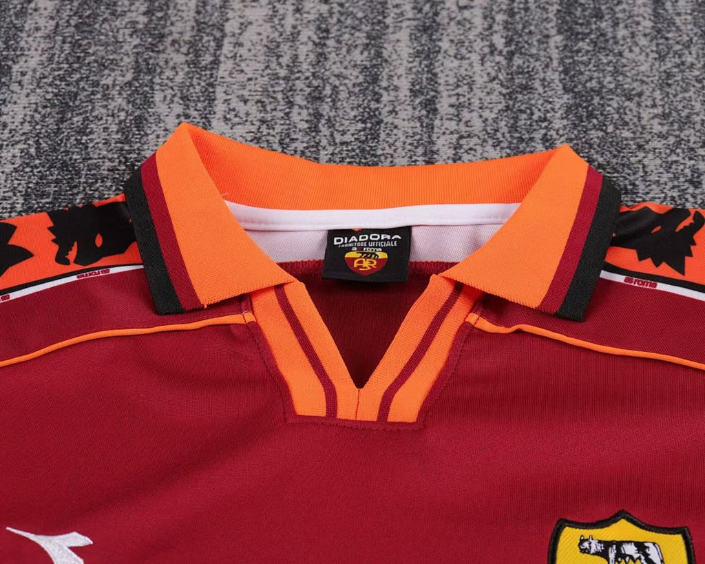 98/99 Roma Home Retro Kids Jersey