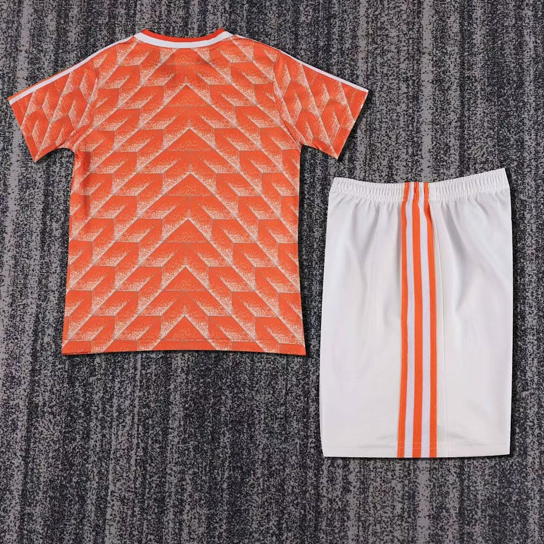 1988 Netherlands Home Retro Kids Jersey