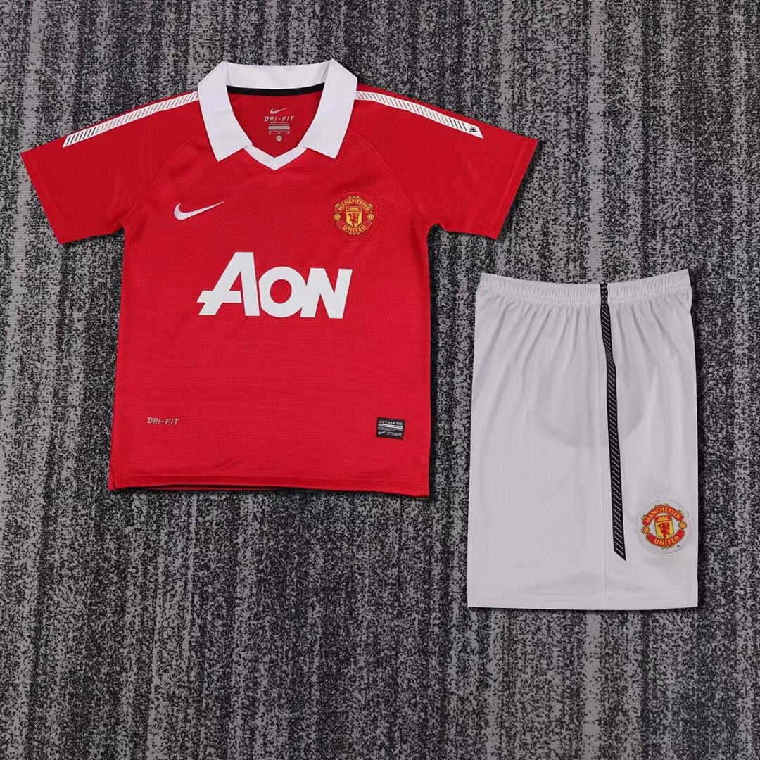 10/11 Manchester United Home Retro Kids Jersey
