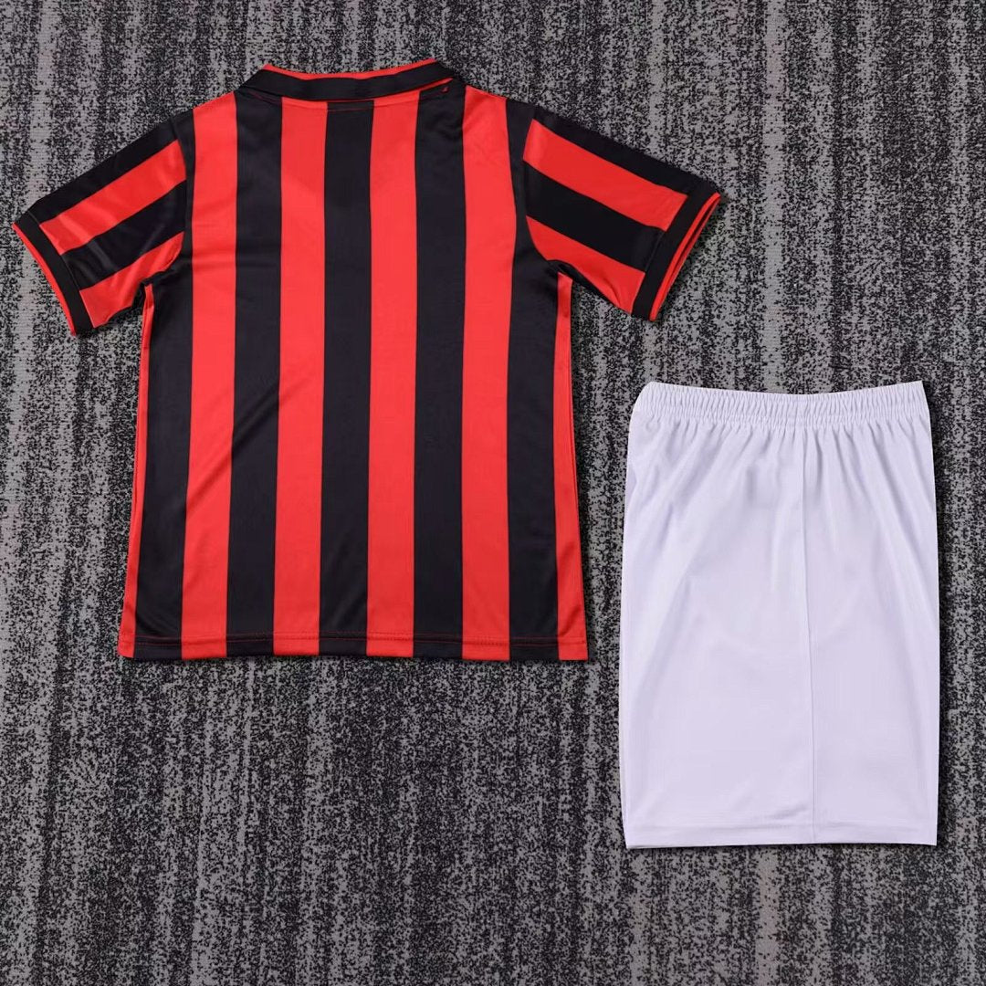 90/91 AC Milan Home Retro Kids Jersey