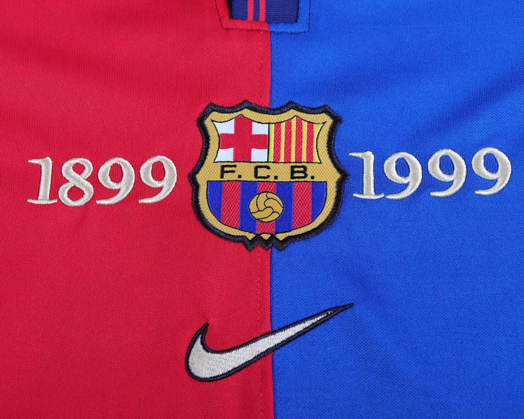 1899/1999 Barcelona Home Centenary Retro Kids Jersey
