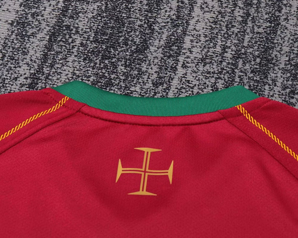 2006 Portugal Home Retro Kids Jersey