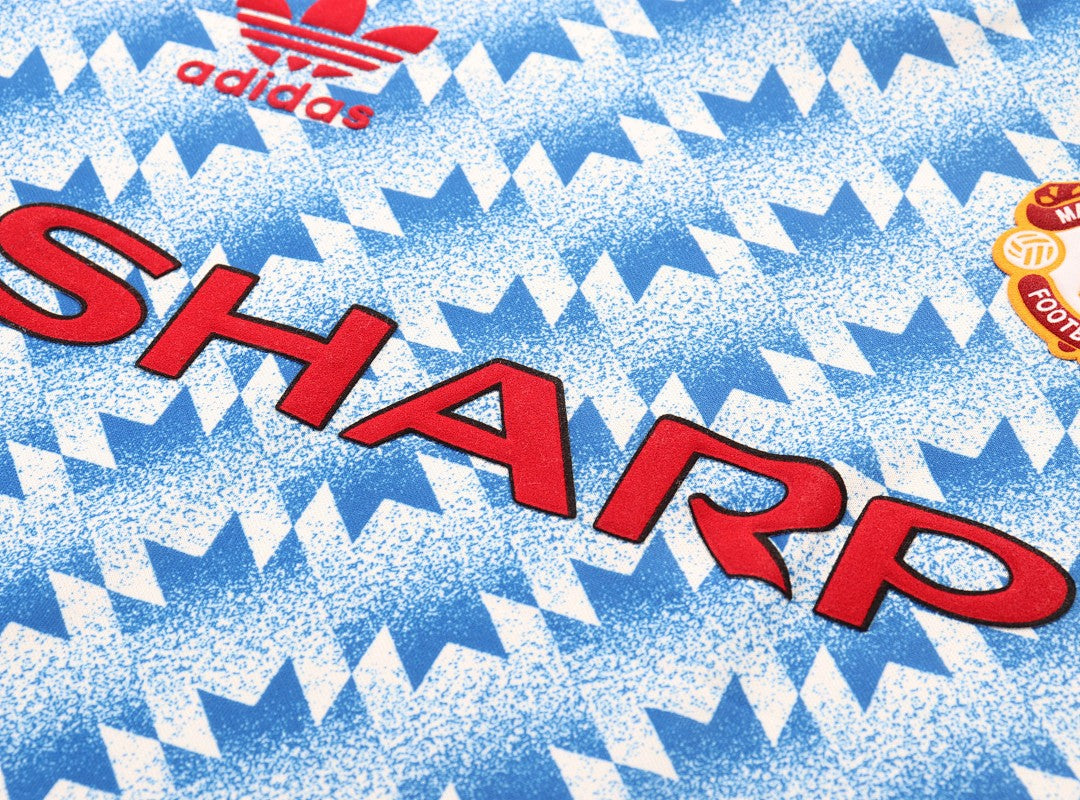 90/92 Manchester United Away Retro Kids Jersey