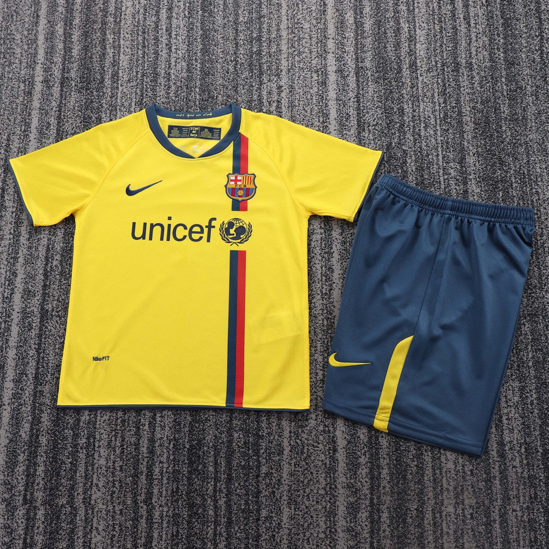 08/09 Barcelona Away Retro Kids Jersey