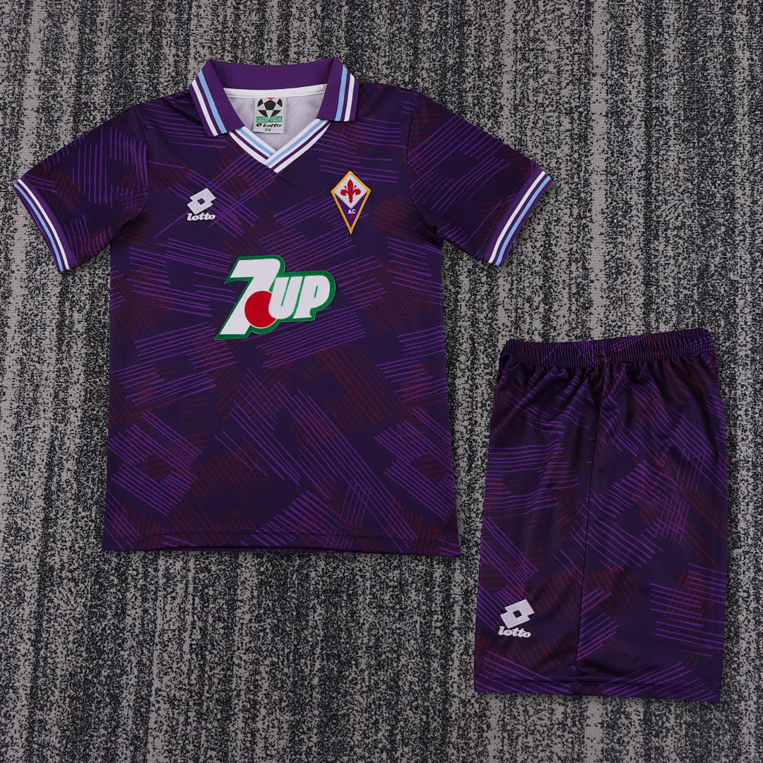 92/93 Fiorentina Home Retro Kids Jersey