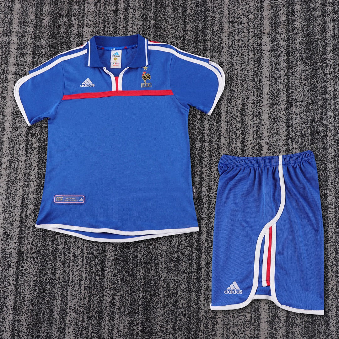 2000 France Home Retro Kids Jersey