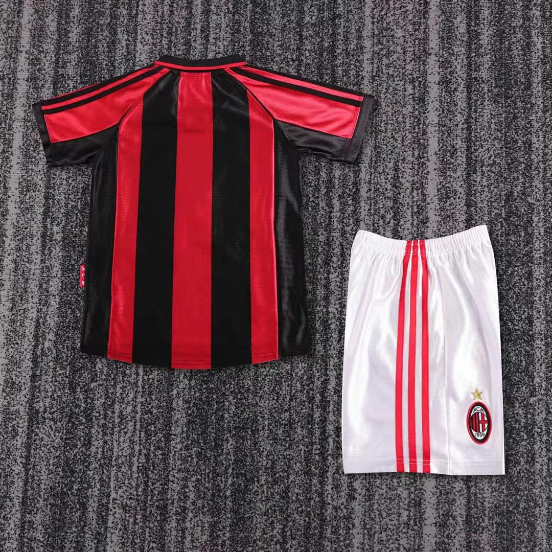 98/99 AC Milan Home Retro Kids Jersey