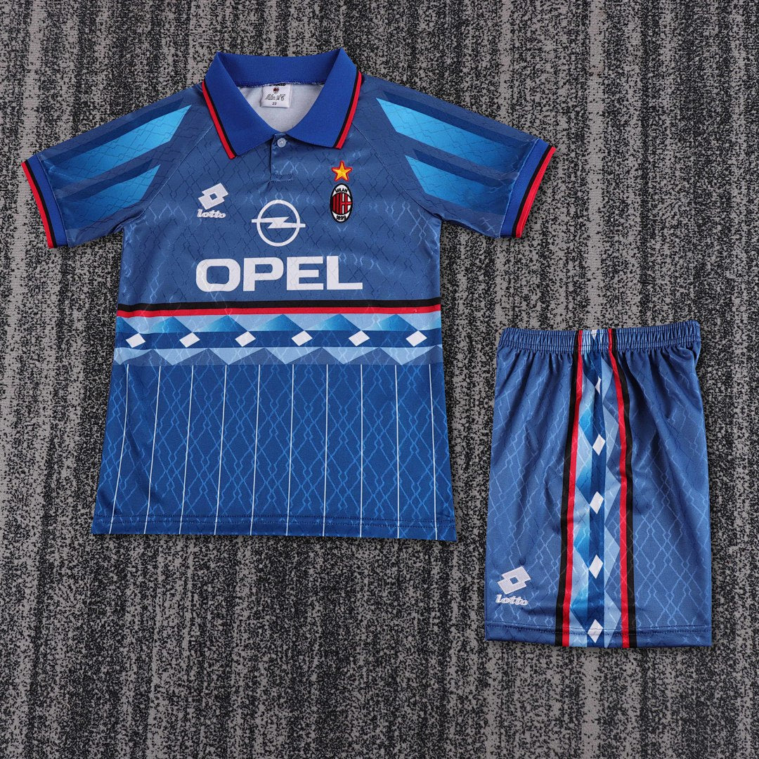 95/96 AC Milan Away Retro Kids Jersey