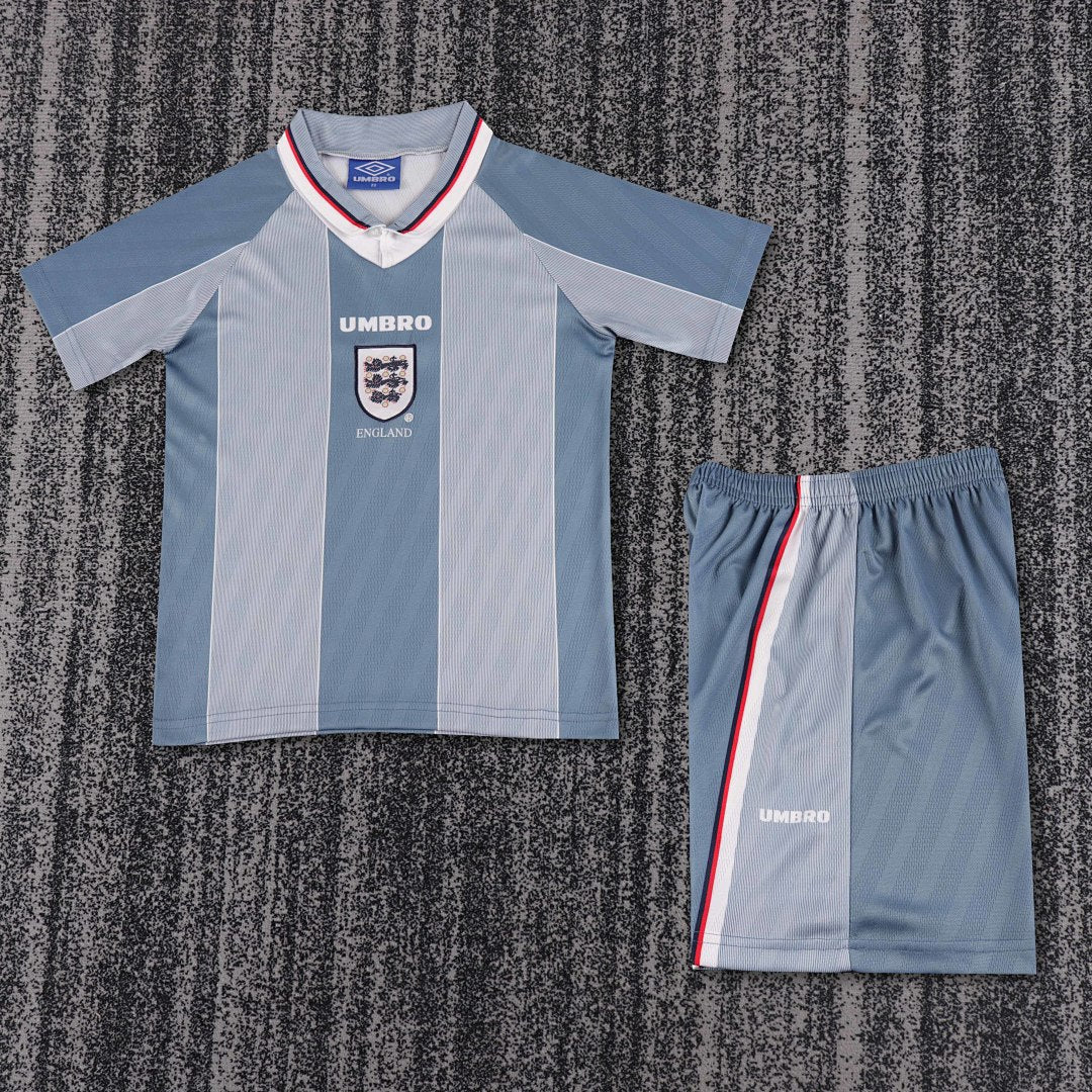 1996 England Away Retro Kids Jersey