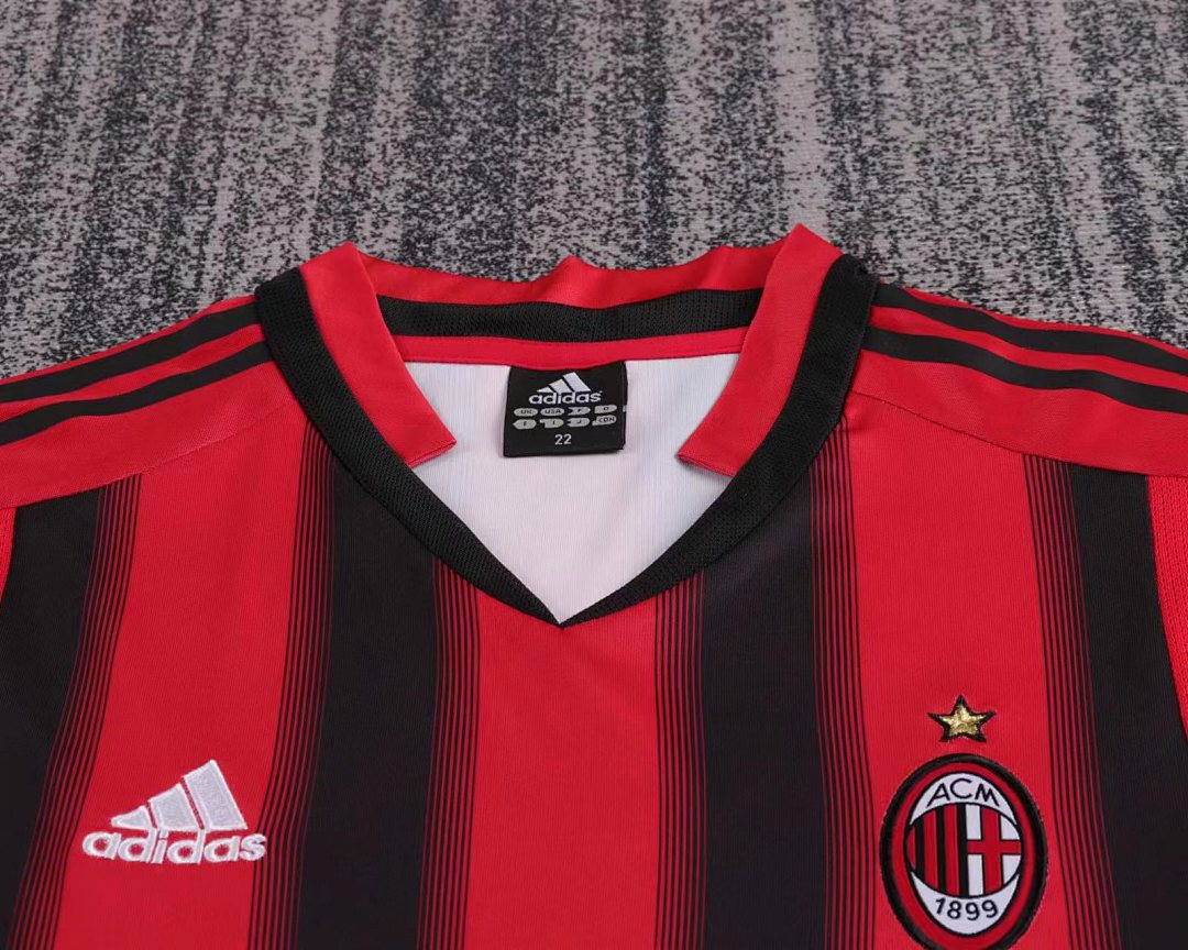 04/05 AC Milan Home Retro Kids Jersey