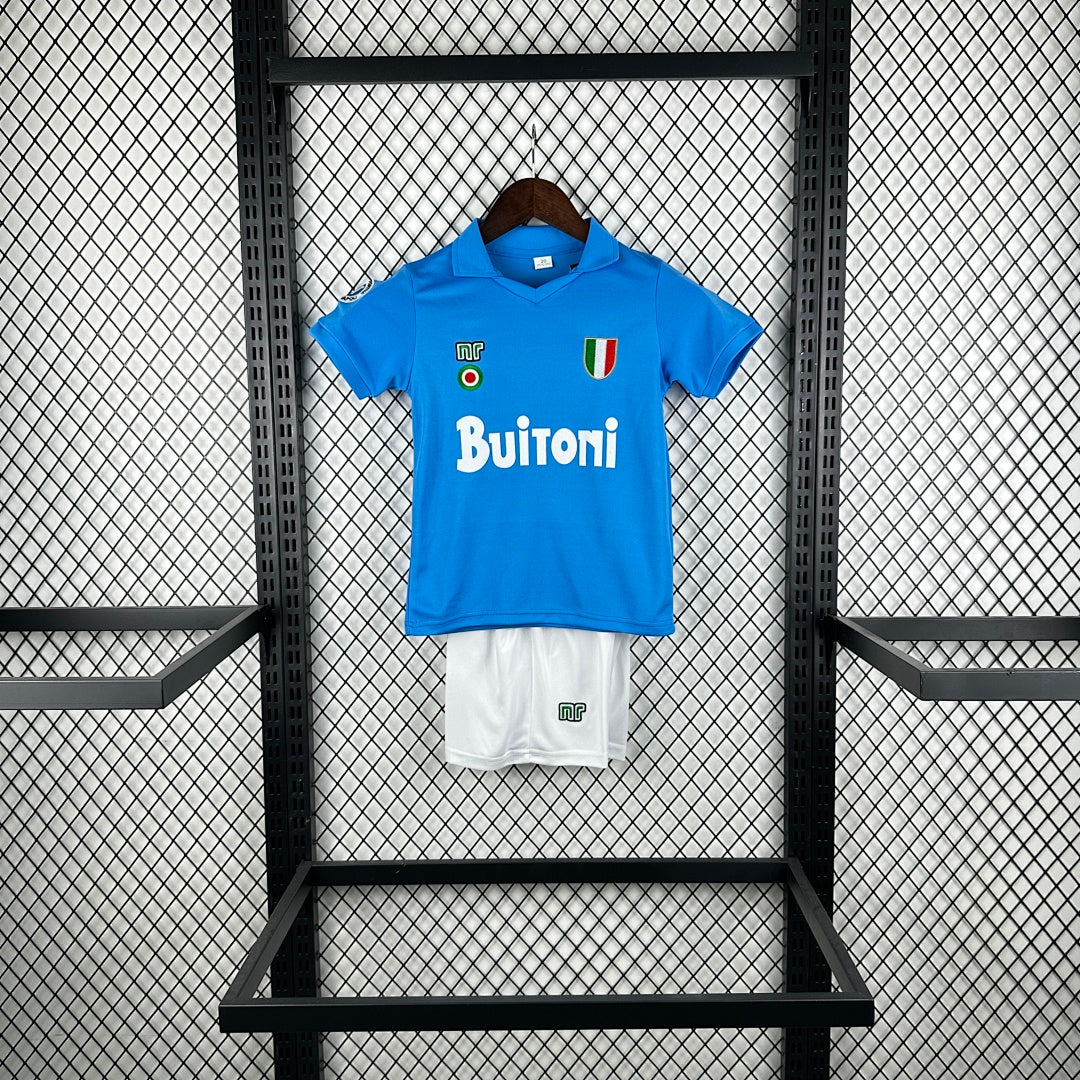 87/88 Napoli Home Retro Kids Jersey