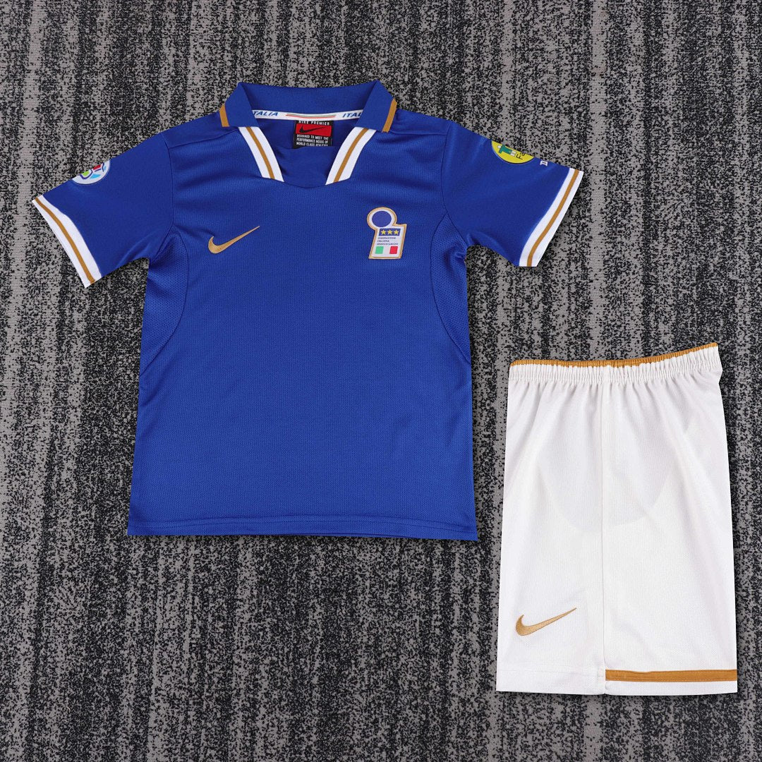 1996 Italy Home Retro Kids Jersey