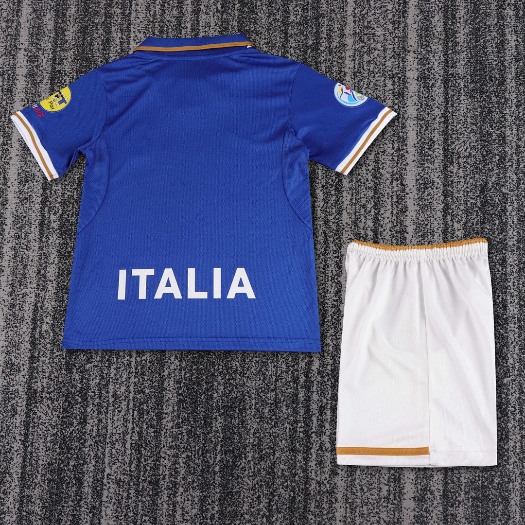 1996 Italy Home Retro Kids Jersey