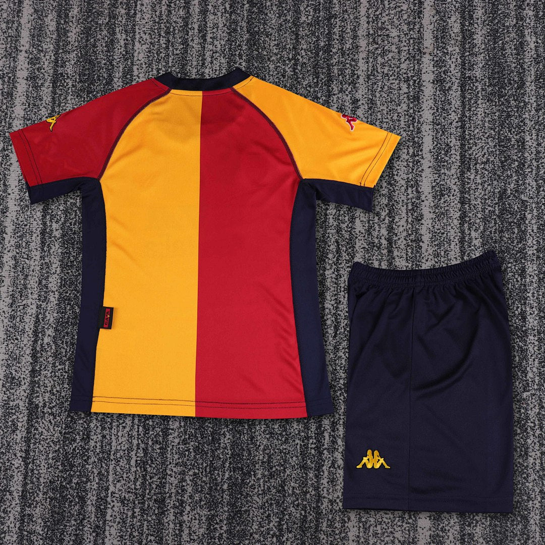 00/01 Roma Home Retro Kids Jersey