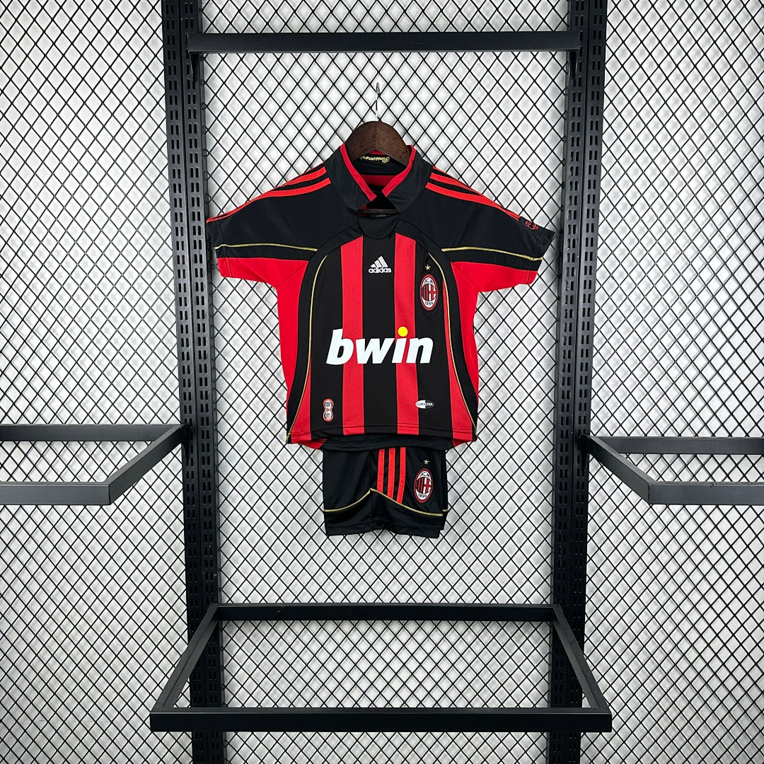 06/07 AC Milan Home Retro Kids Jersey