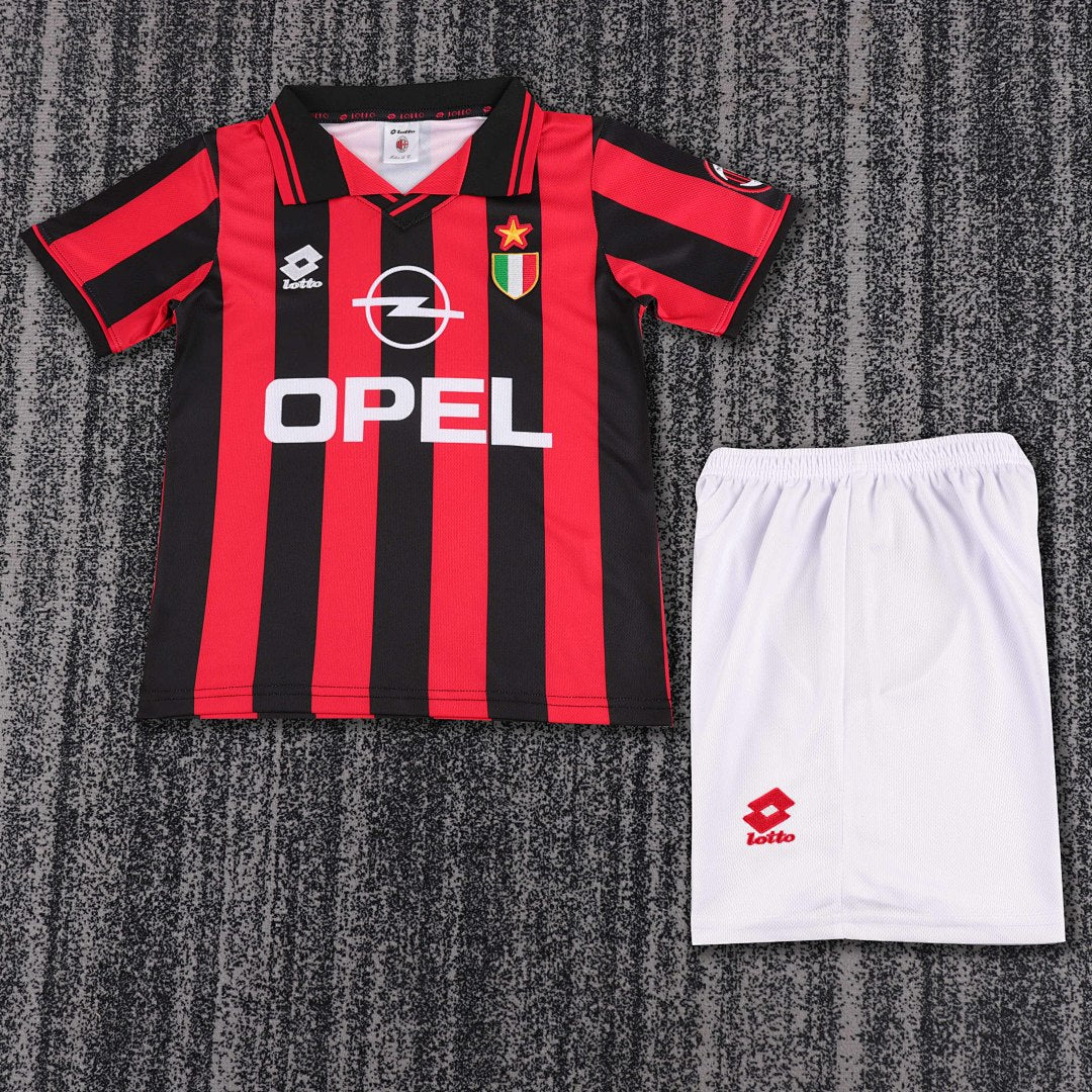 96/97 AC Milan Home Retro Kids Jersey
