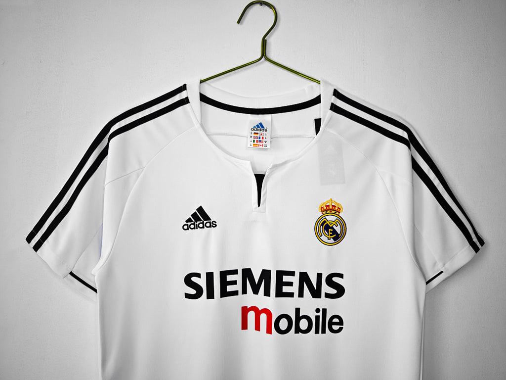 03/04 Real Madrid Home Retro Jersey