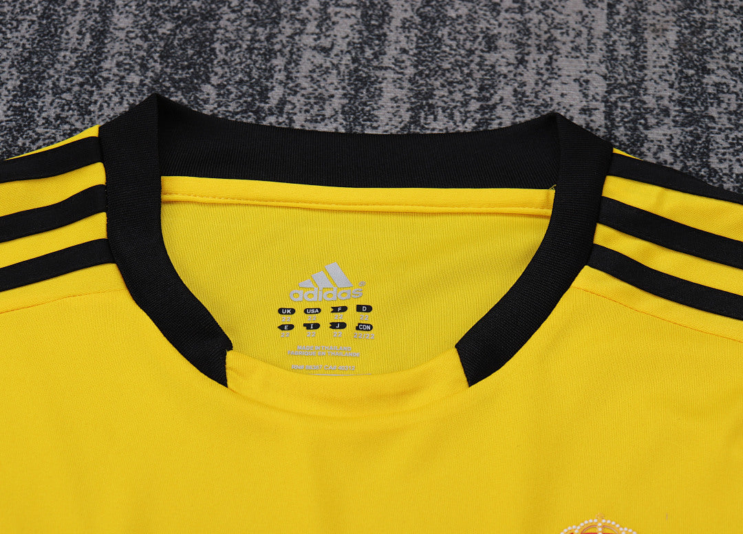 11/12 Real Madrid Yellow Goalkeeper Retro Kids Jersey