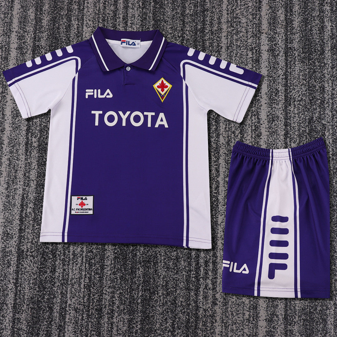 99/00 Fiorentina Home Retro Kids Jersey