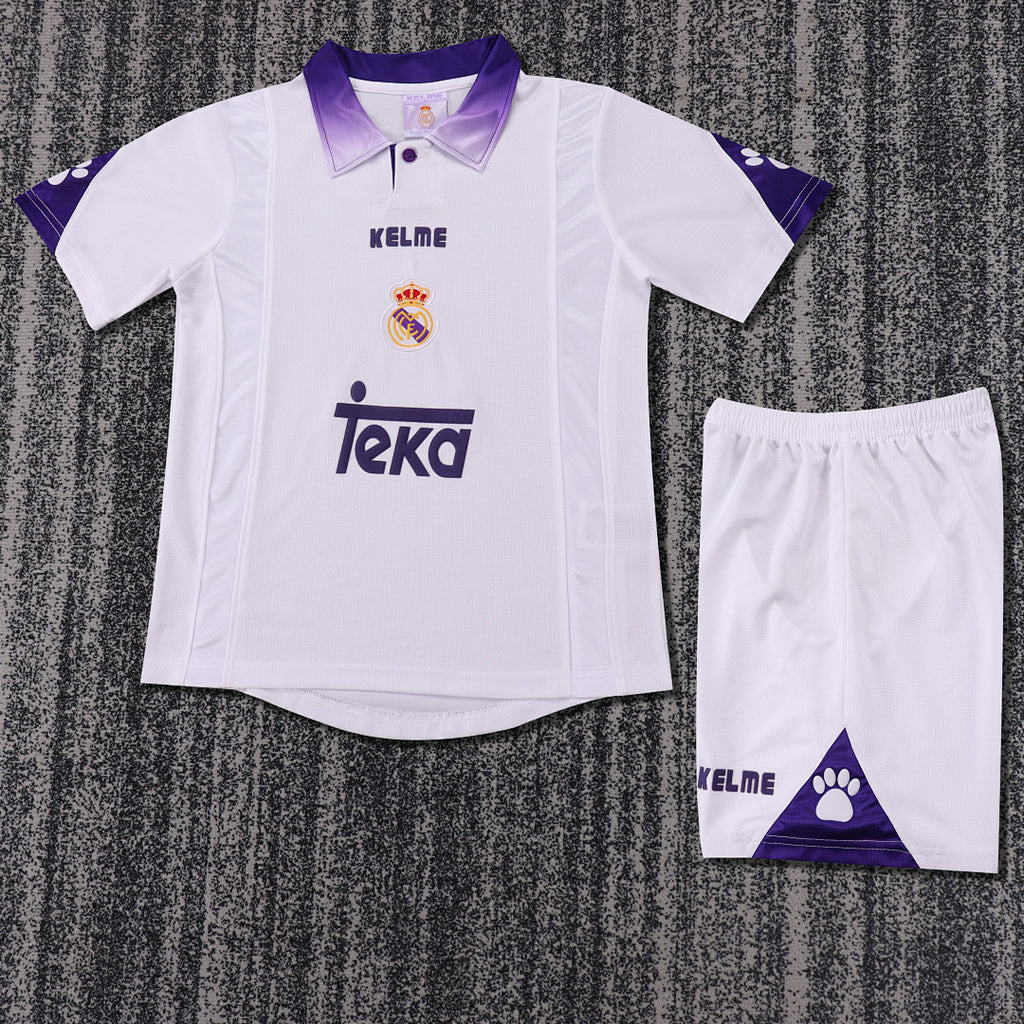 97/98 Real Madrid Home Retro Kids Jersey