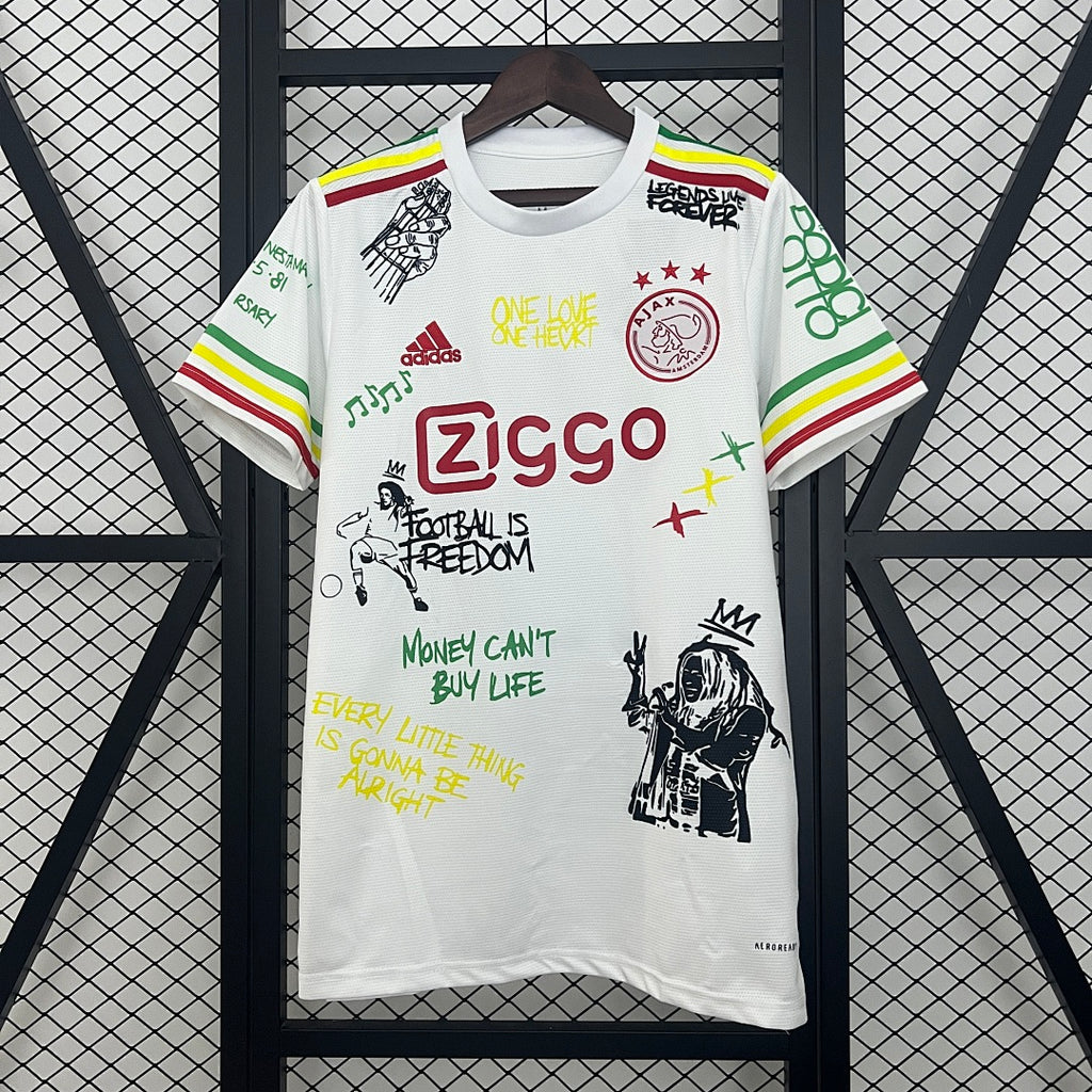 25/26 Ajax White Marley Special Jersey