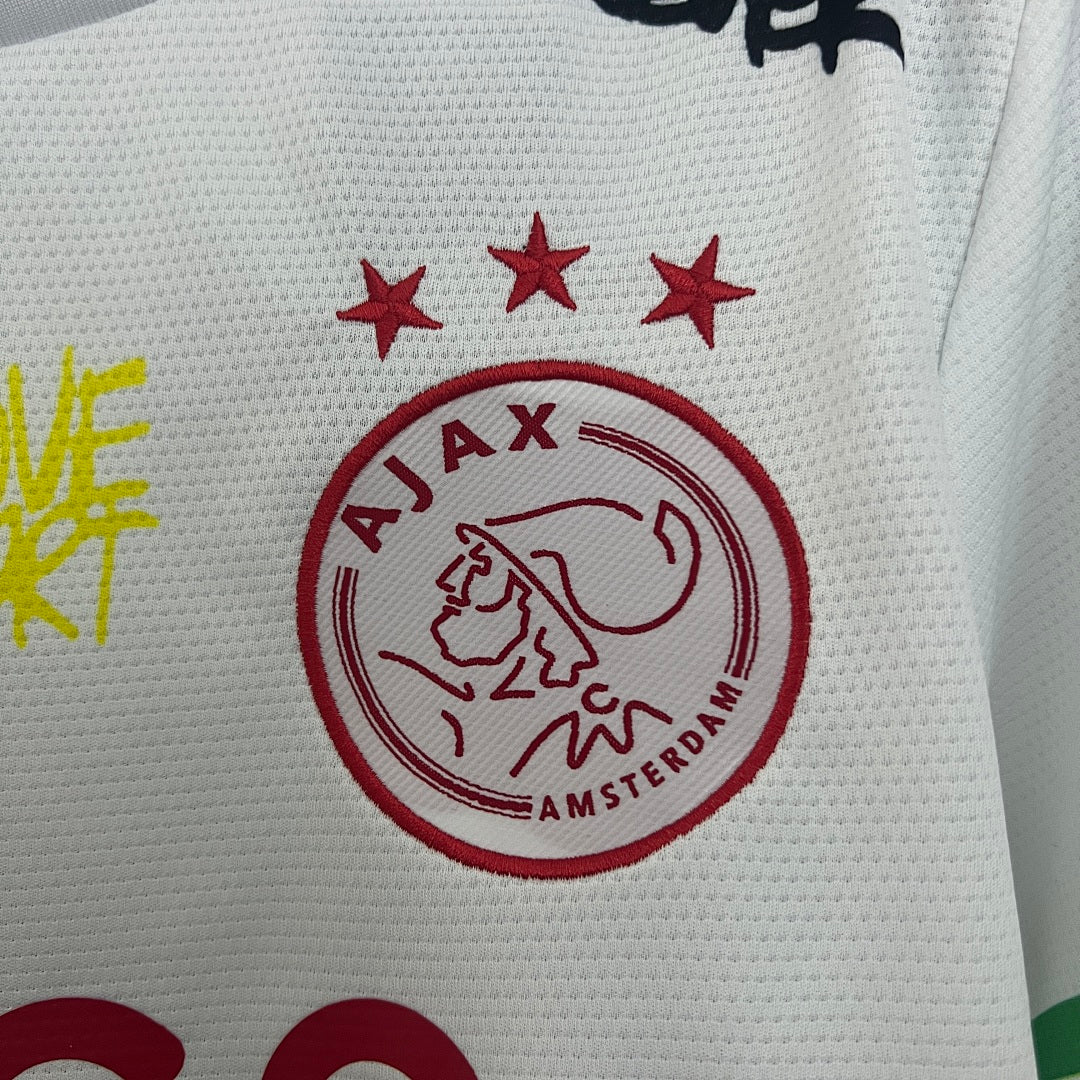 25/26 Ajax White Marley Special Jersey