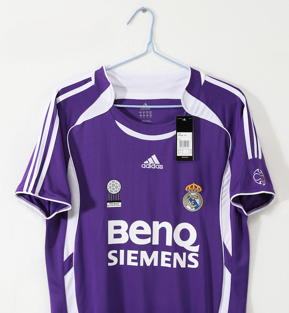06/07 Real Madrid Purple Third Away Retro Jersey