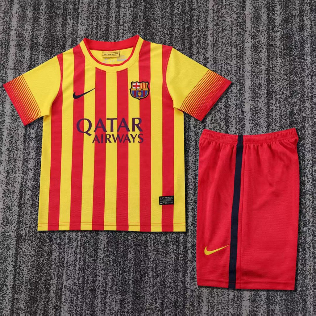 13/14 Barcelona Away Retro Kids Jersey