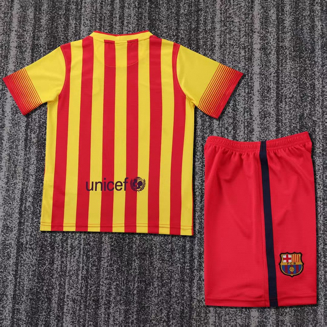13/14 Barcelona Away Retro Kids Jersey