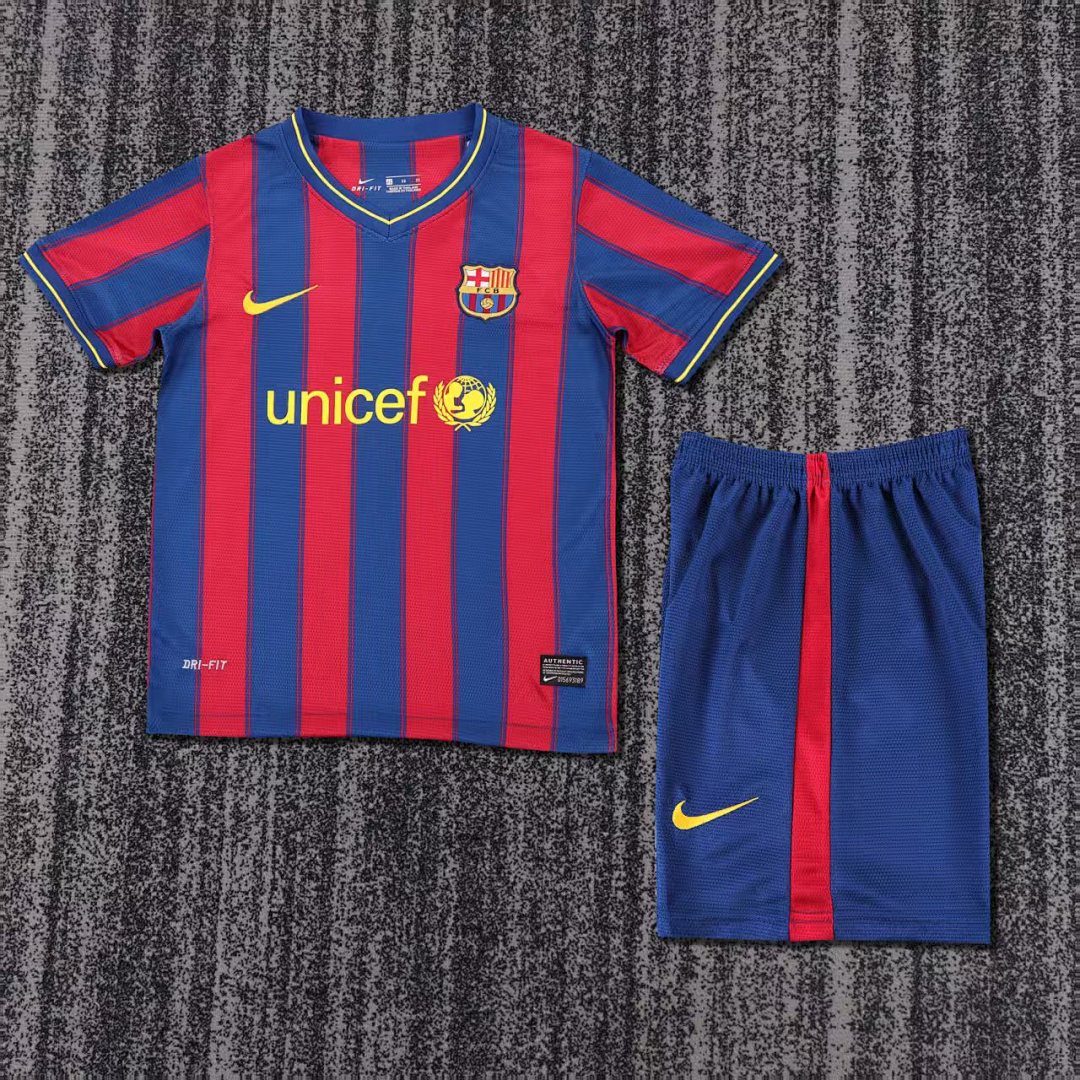 09/10 Barcelona Home Retro Kids Jersey
