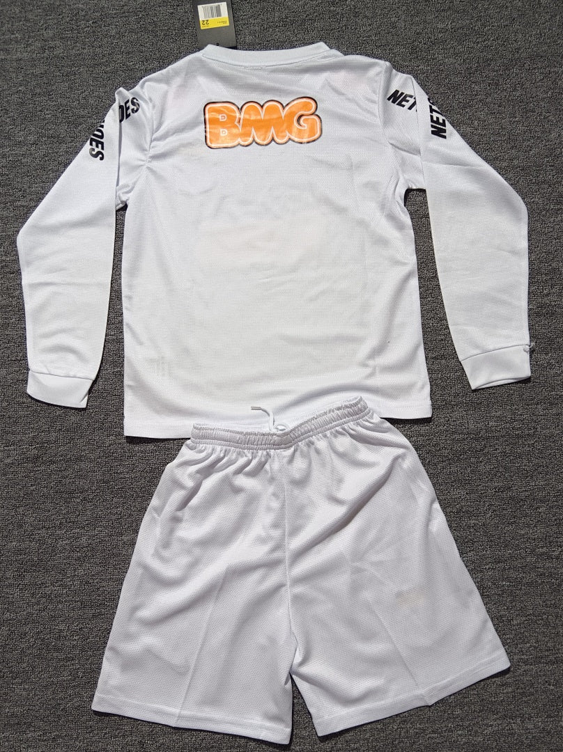 12/13 Santos Home Long Sleeve Retro Kids Jersey