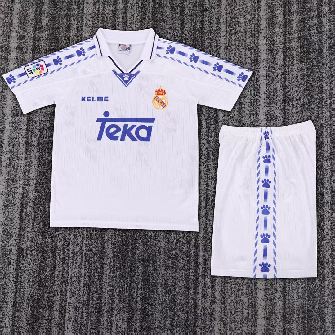 96/97 Real Madrid Home Retro Kids Jersey