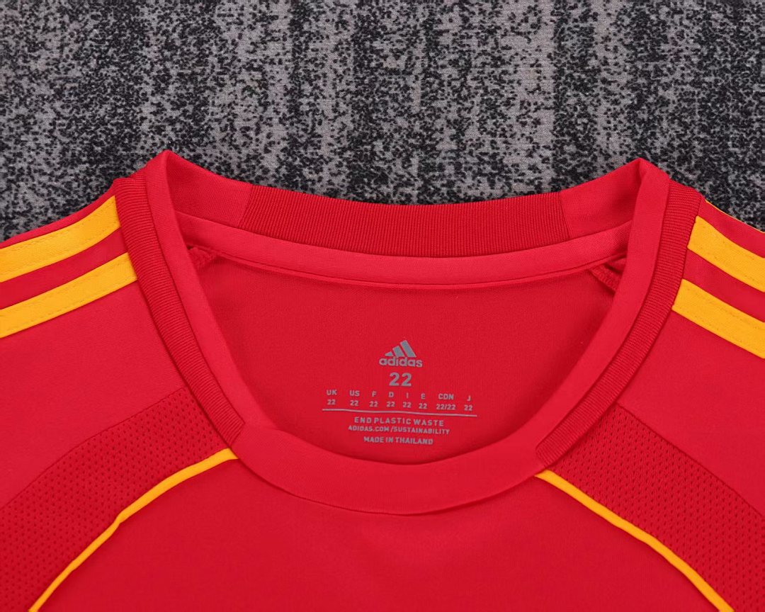 2008 Spain Home Retro Kids Jersey
