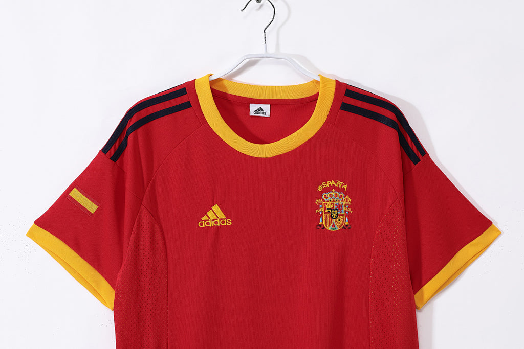 2002 Spain Home Retro Jersey