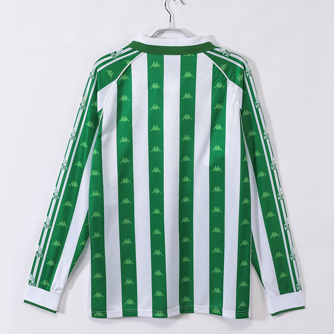 95/97 Real Betis Long Sleeve Home Retro Jersey