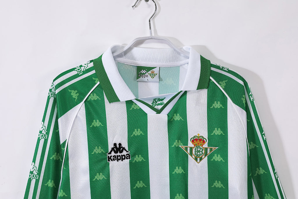 95/97 Real Betis Long Sleeve Home Retro Jersey