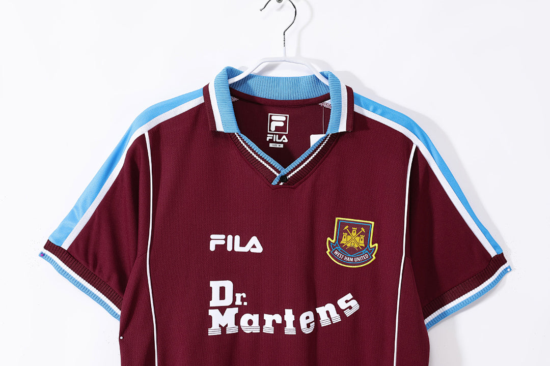 99/01 West Ham Home Retro Jersey