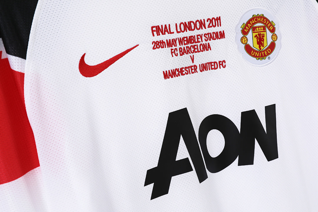 10/11 Manchester United UCL Final Away Retro Jersey