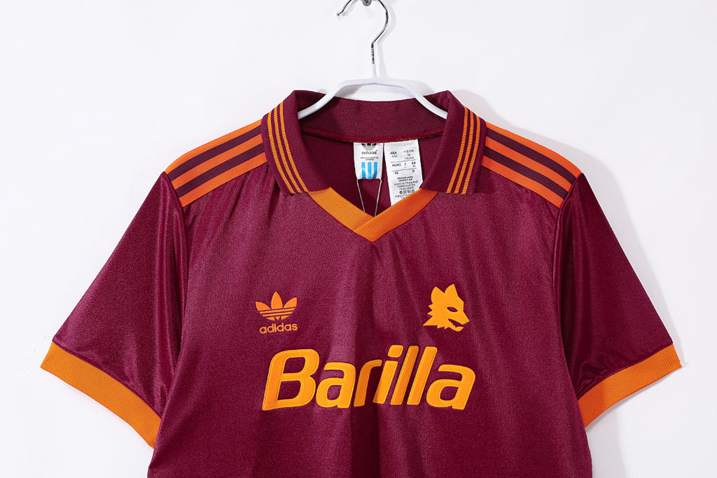 92/94 Roma Home Retro Jersey