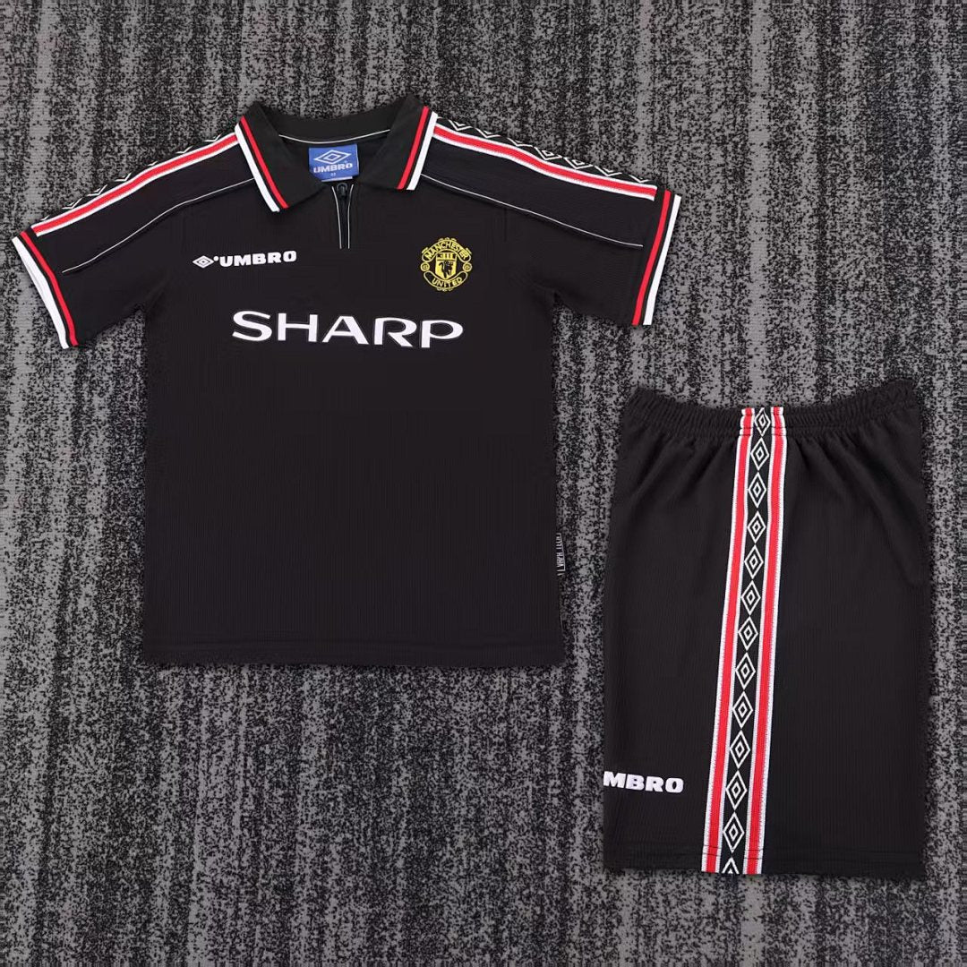 98/99 Manchester United Away Retro Kids Jersey