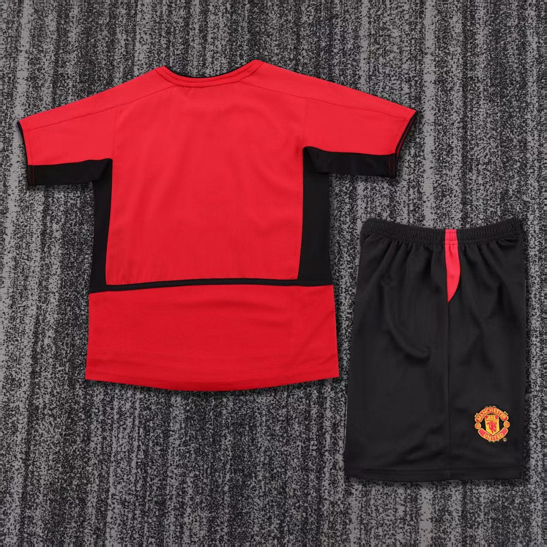02/04 Manchester United Home Retro Kids Jersey