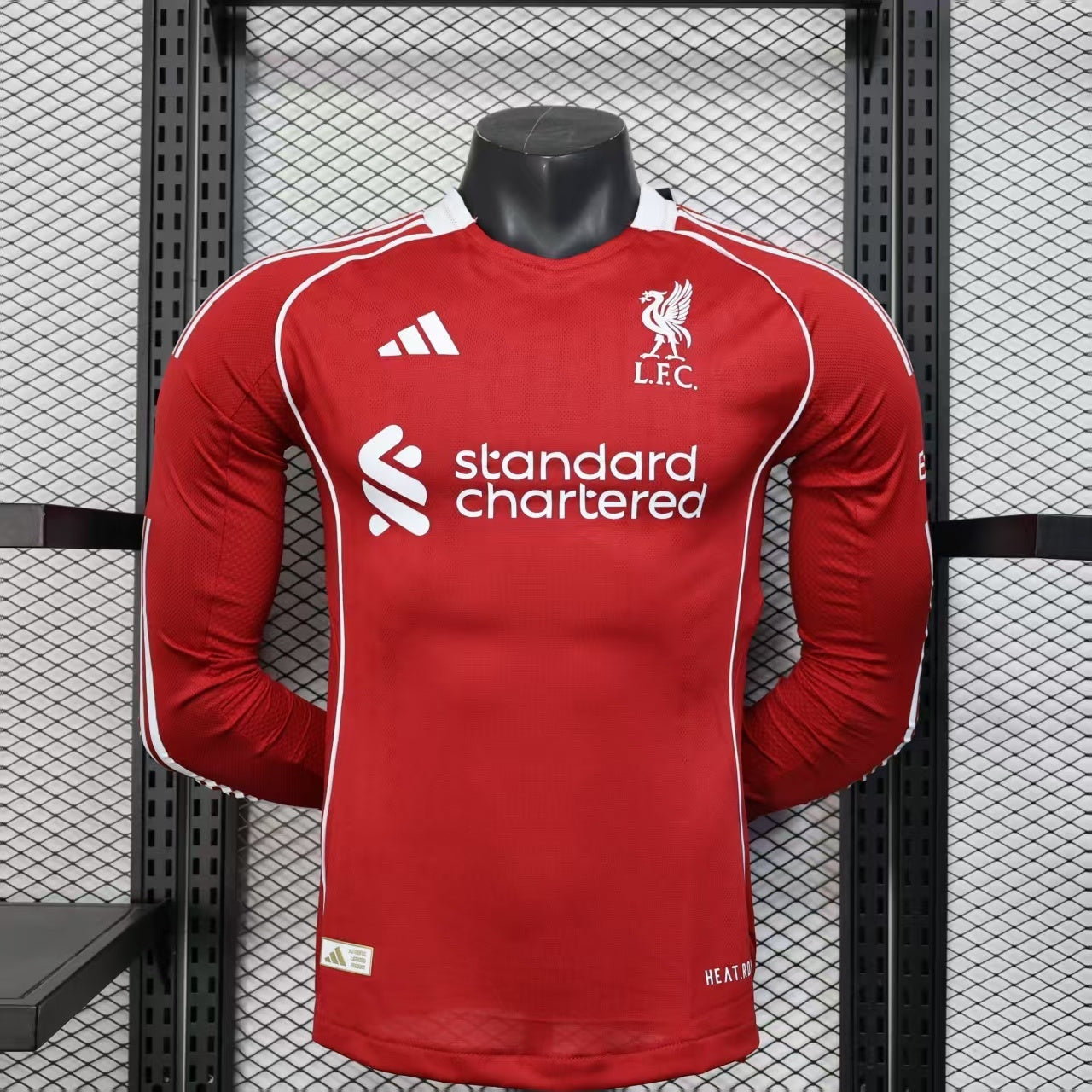 25/26 Liverpool Long Sleeve Home Jersey