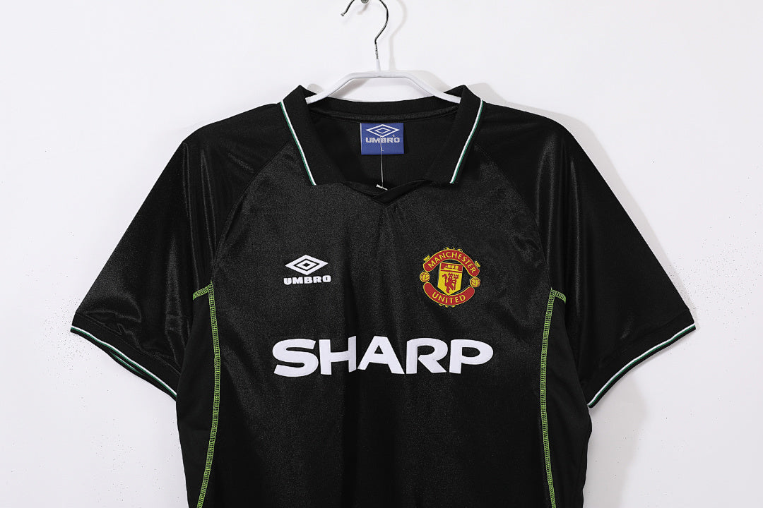 98/99 Manchester United Black Sharp Special Retro Jersey