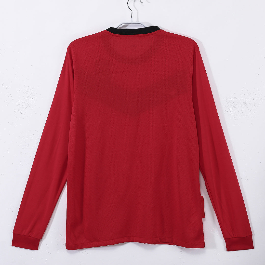 09/10 Manchester United Long Sleeve Home Retro Jersey