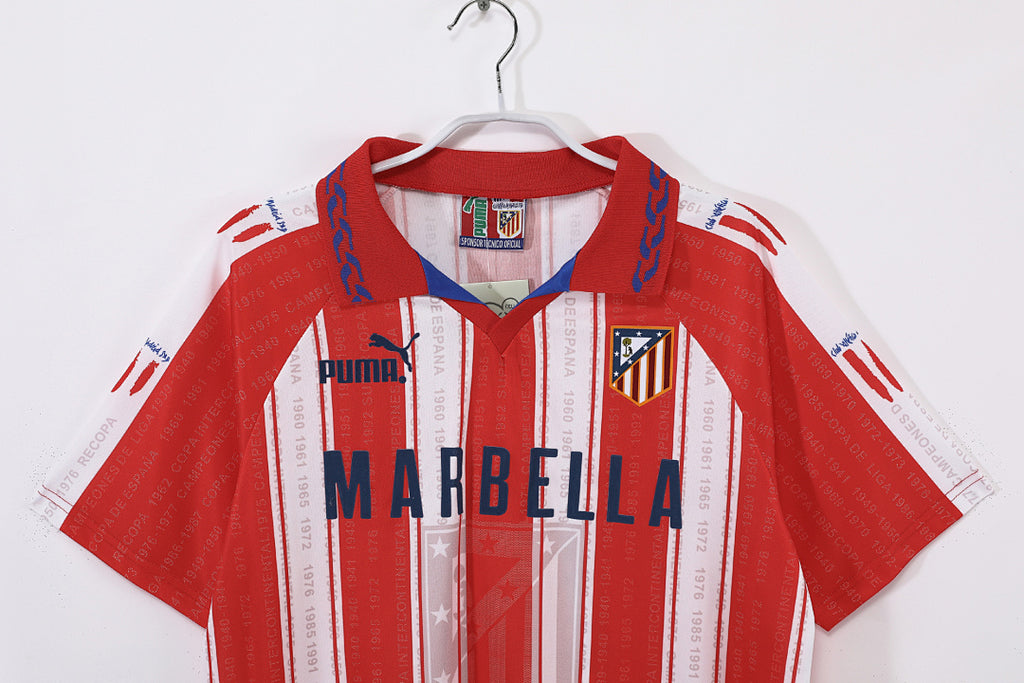95/96 Atletico Madrid Home Retro Jersey