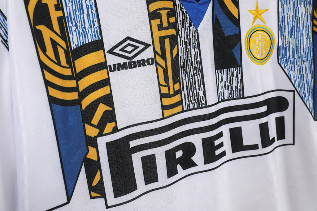 95/96 Inter Milan White Away Retro Jersey