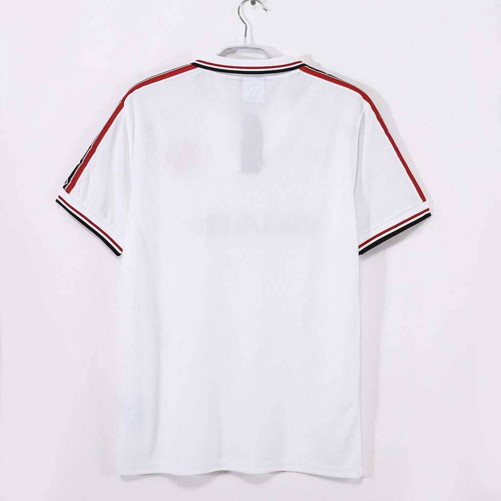 98/99 Manchester United White Sharp Special Retro Jersey