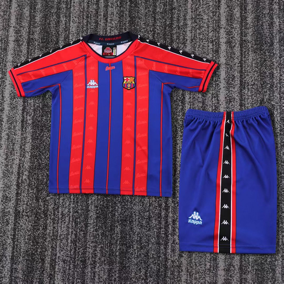 97/98 Barcelona Home Retro Kids Jersey